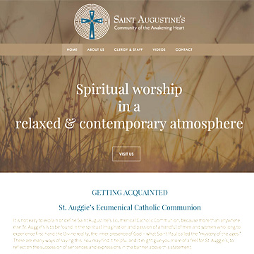 Saint Augustines home page